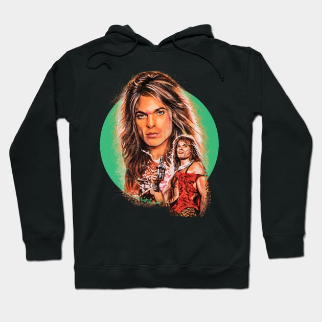 David Lee Roth Art Hoodie by Chris Hoffman Art